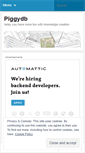 Mobile Screenshot of piggydb.net