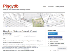 Tablet Screenshot of piggydb.net
